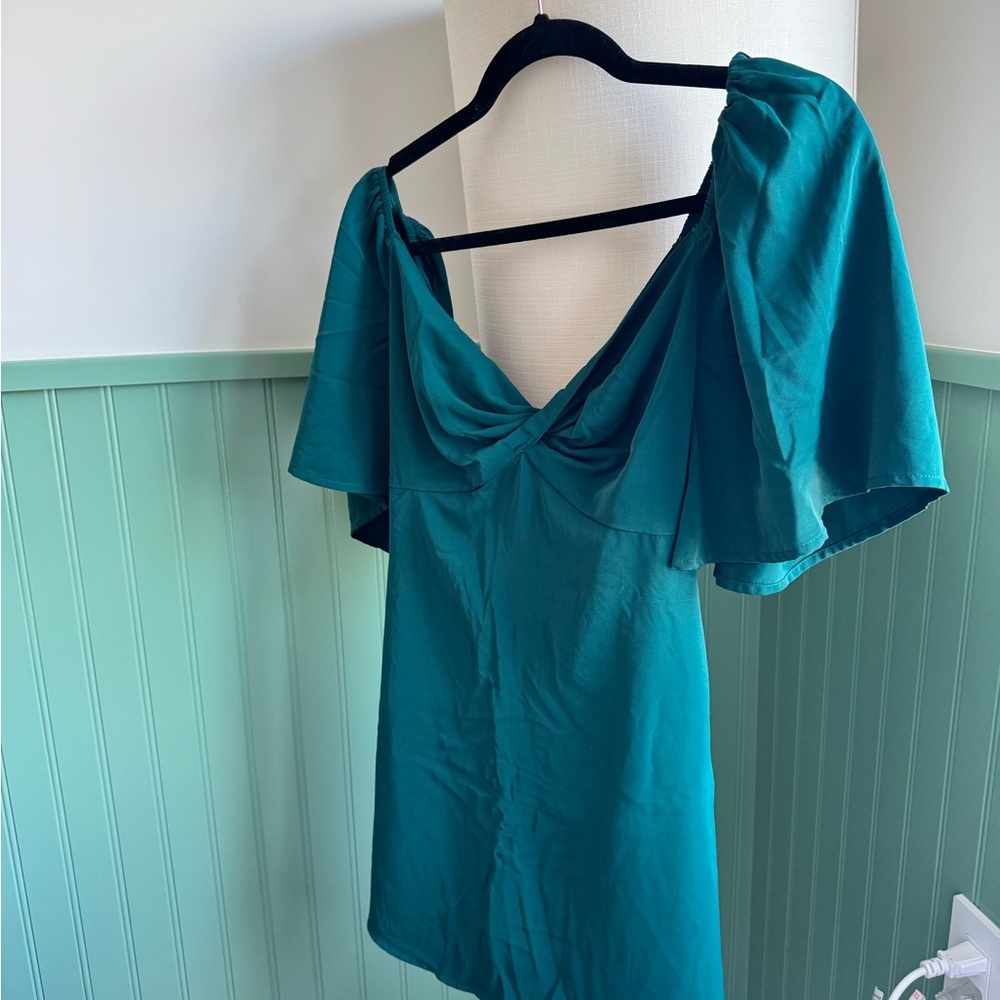Abercrombie & Fitch Teal Mini Dress